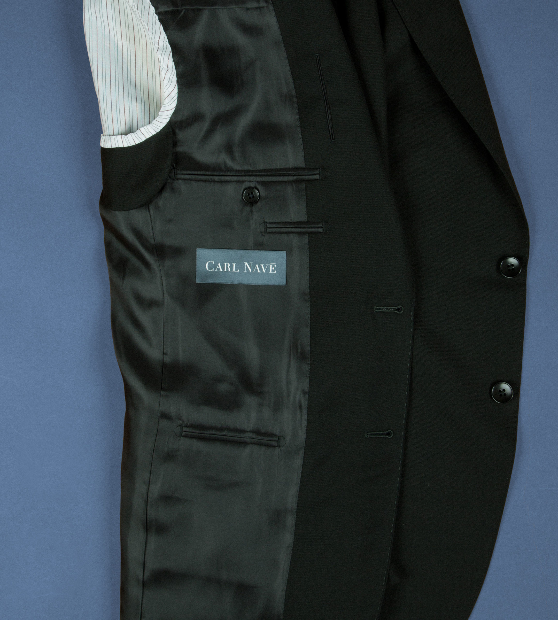 Carl-Nave-Romano-Jacket-Black-Melbourne-Tailor-Bespoke